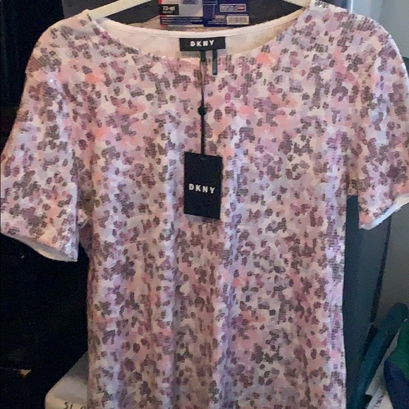Dkny Tops - NWT DKNY SEQUIN TOP  🌷Snow storm sale🌸🌸
